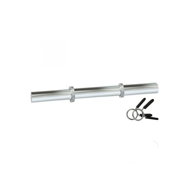 Chromed handlebar 35 cm with Toorx spring closure