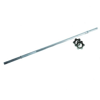 Bilanciere cromato 215 cm chiusura vite Toorx