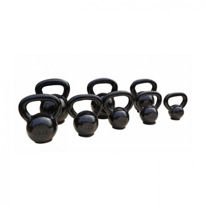 Cast iron kettlebell with Toorx rubber base