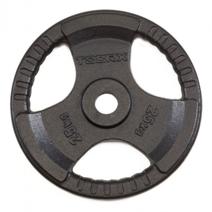 Tri Grip Olympic disc in Toorx rubberized cast iron
