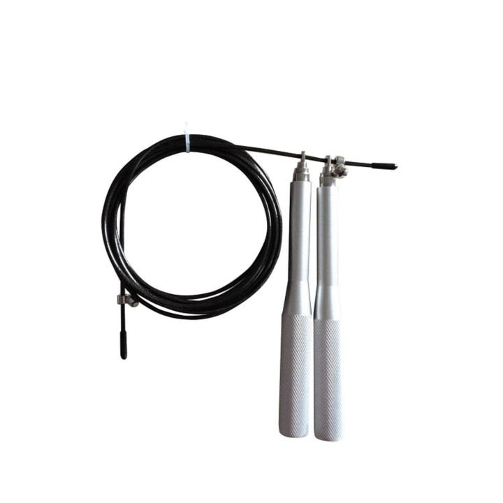 Professional fast steel skipping rope with Toorx aluminum grips