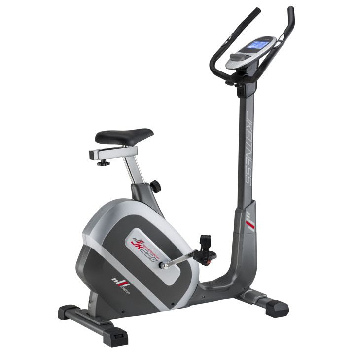 Programmable electromagnetic cycle ergometer facilitated entry Jk Fitness 260 + receiver. JK wireless heart rate monitor