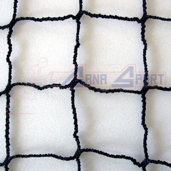 Beach tennis net with upper PVC border