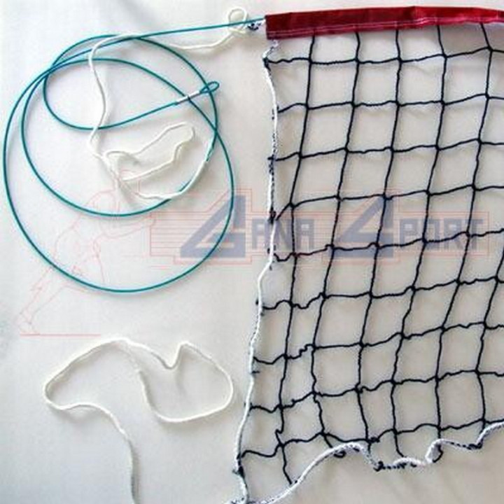 Rete da beach tennis con bordatura superiore in pvc