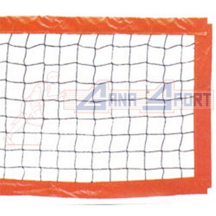 Rete da beach tennis con bordatura perimetrale in pvc