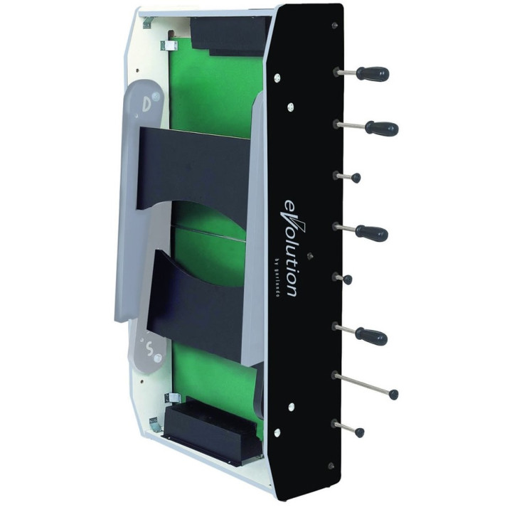 Calcio Balilla Garlando F-20 evolution con aste uscenti e gambe pieghevoli