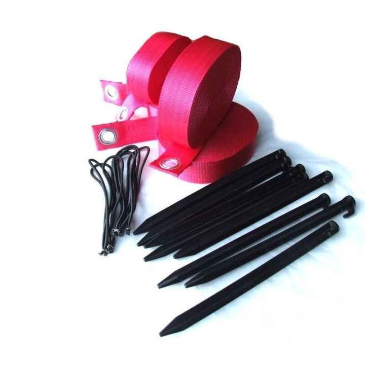 Signage kit for beach volleyball and beach tennis courts