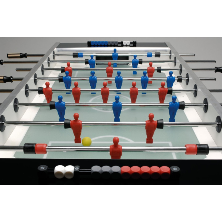 Garlando Master champion table football with outgoing rods and long playing field