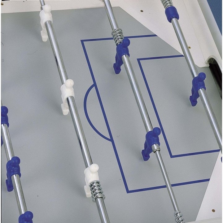 Garlando G-500 Weatherproof blue table football with protruding rods