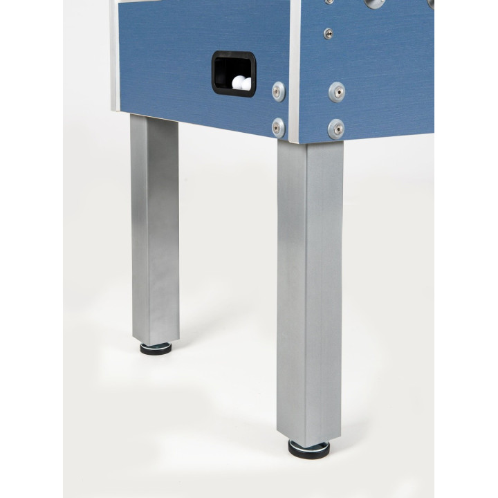 Garlando G-500 Weatherproof blue table football with protruding rods