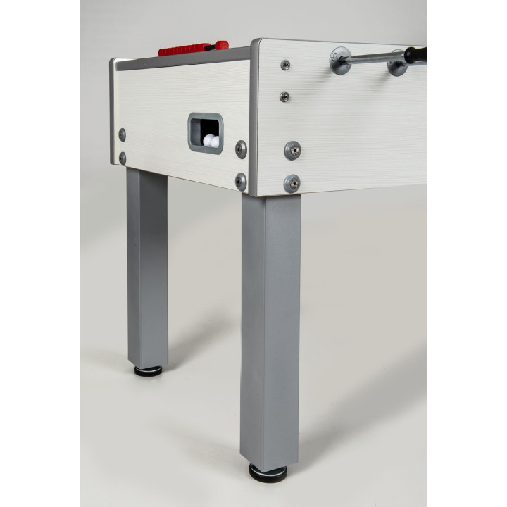 Calcio Balilla Garlando G-500 Weatherproof bianco con aste uscenti