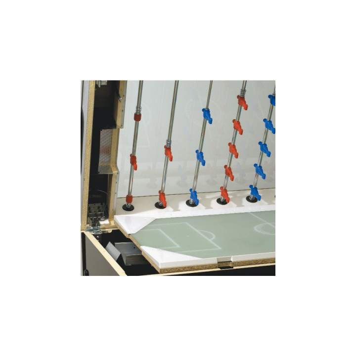 Garlando Olympic Silver table football with retractable rods