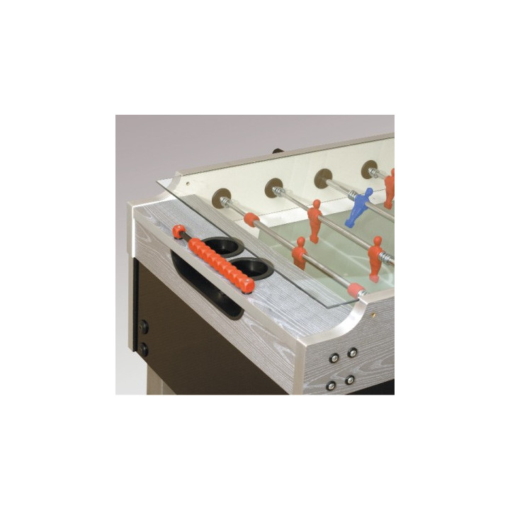 Garlando Olympic Silver table football with retractable rods