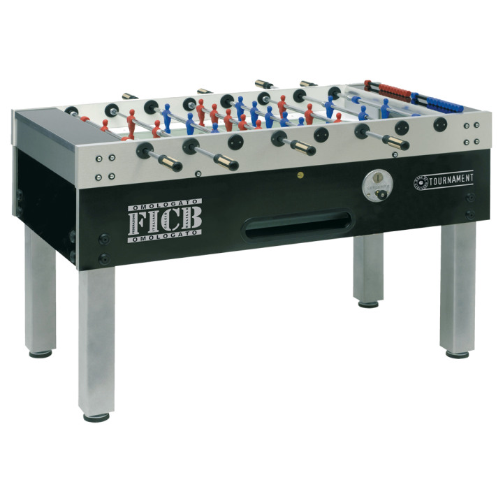 Garlando Tournament table football with retractable shafts, Ficb approved