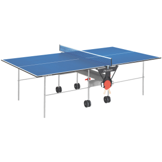Tennis da tavolo Garlando Training indoor con ruote piano blu per interno