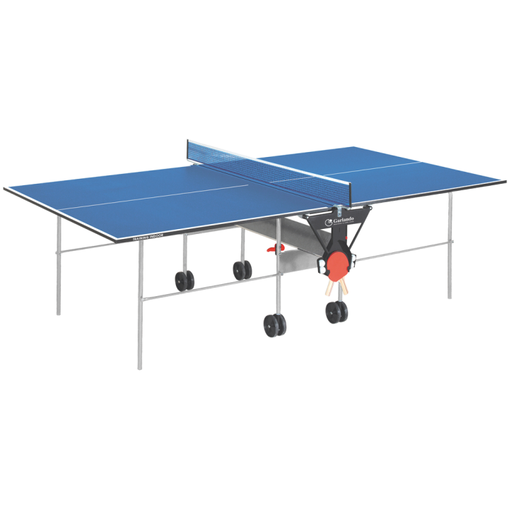 Tennis da tavolo Garlando Training indoor con ruote piano blu per interno