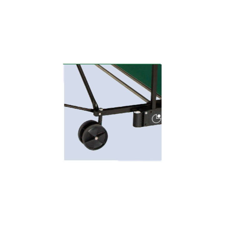 Garlando Progress indoor table tennis with wheels, green surface for indoors