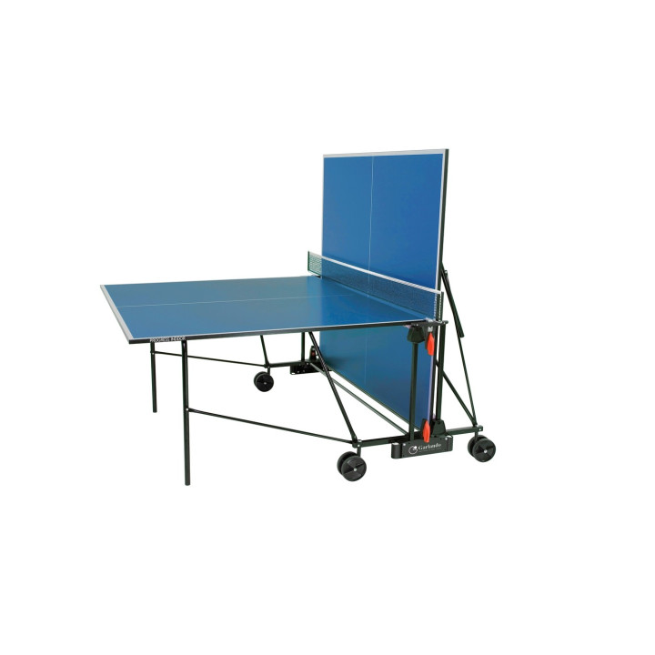 Tennis da tavolo Garlando Progress indoor con ruote piano blu per interno