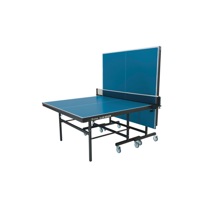 Garlando Club Indoor table tennis with blue wheels for indoor use