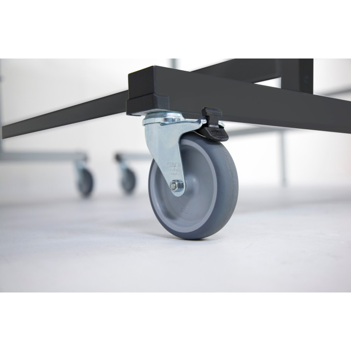 Tennis da tavolo Garlando Club Indoor con ruote piano blu per interno