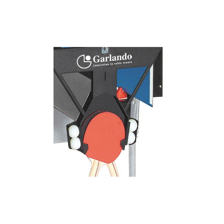 Garlando Training Outdoor table tennis with blue floor wheels for outdoors