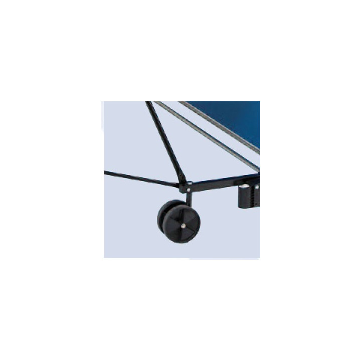 Tennis da tavolo Garlando Progress Outdoor con ruote piano blu per esterno