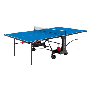 Tennis da tavolo Garlando Advance Outdoor con ruote piano blu per esterno