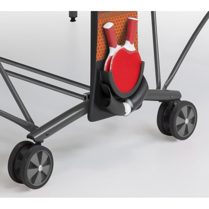 Tennis da tavolo Garlando Performance Outdoor con ruote piano grigio per esterno