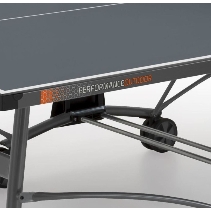 Garlando Performance Outdoor table tennis with gray wheels for outdoor use