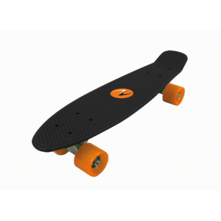 Nextreme Freedom Skateboard black deck and orange wheels