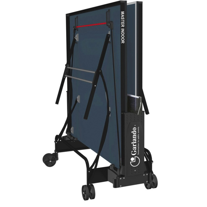 Tennis da tavolo Garlando Master Outdoor con ruote piano blu per esterno