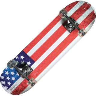 Skateboard Nextreme Tribe Pro Usa Flag ruote trasparenti