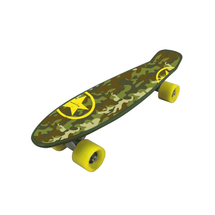 Skateboard Nextreme Freedom Pro Military ruote gialle
