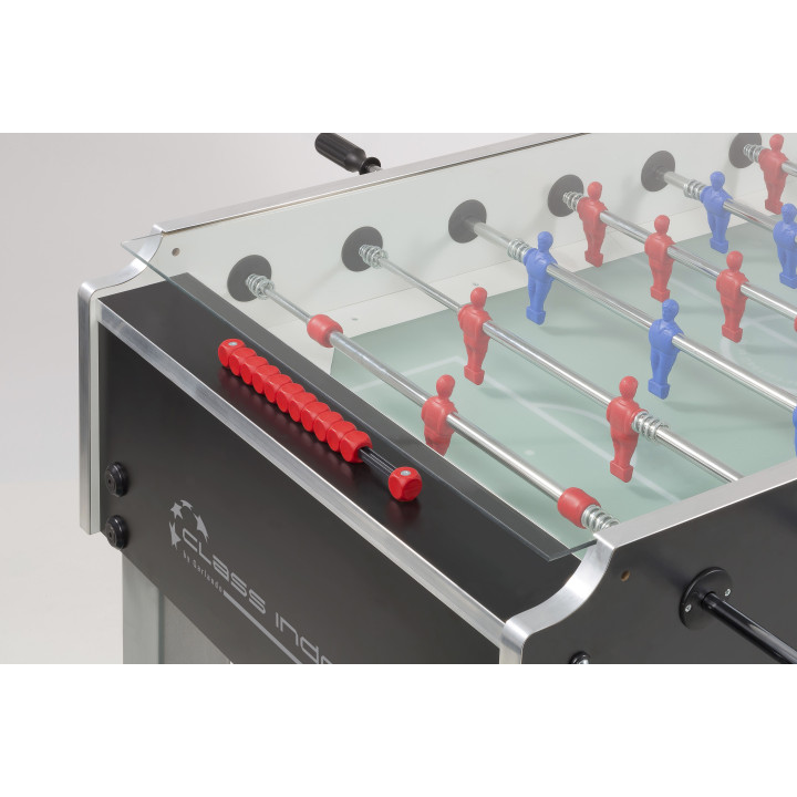 Garlando Class Indoor Table Football with retractable rods and upper glass