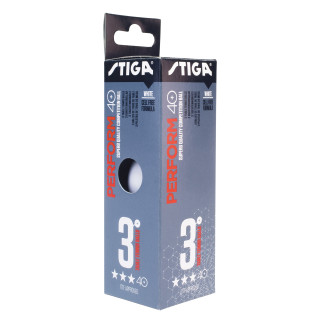 Pack of 3 Perform Garlando white Abs 3 star balls