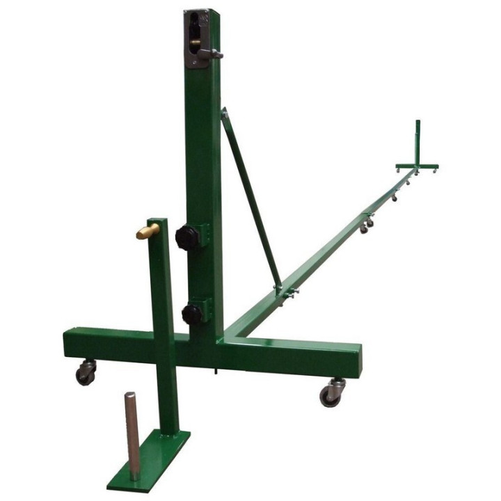 Ballasted tennis system transportable on wheels