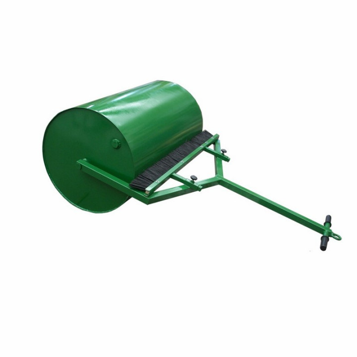 Metal roller for leveling tennis courts
