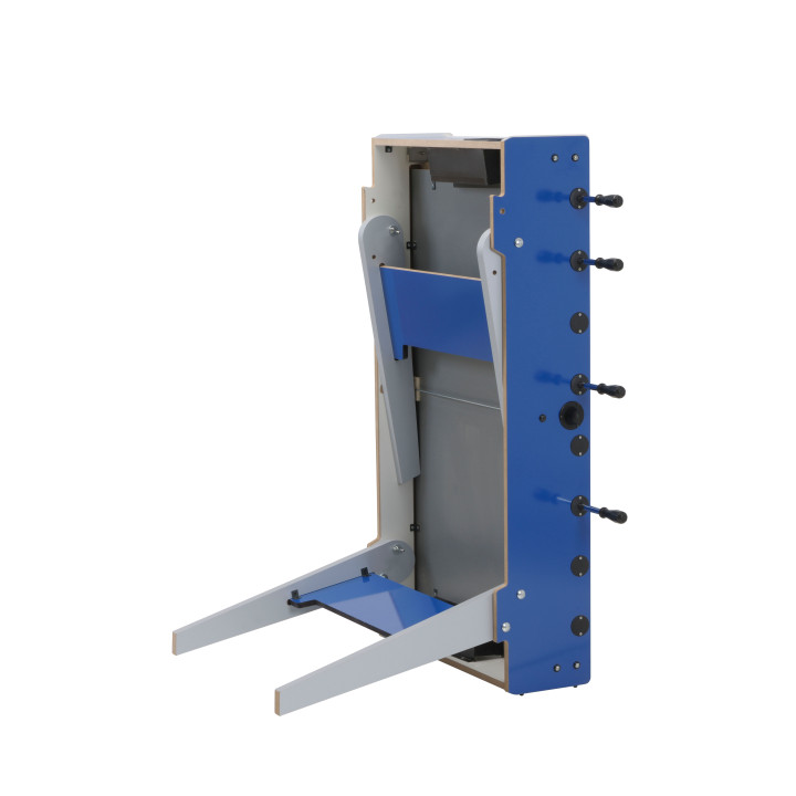 Calcio Balilla Garlando Master Pro con aste uscenti e gambe pieghevoli