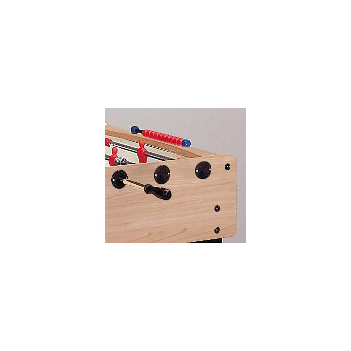 Garlando G-100 maple table football with retractable rods