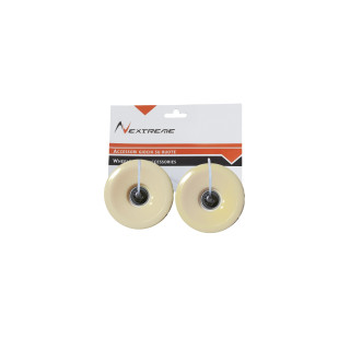 Coppia ruote avorio  70x50 mm PU con cuscinetti ABEC7 per longbard Cruiser Land Nextreme