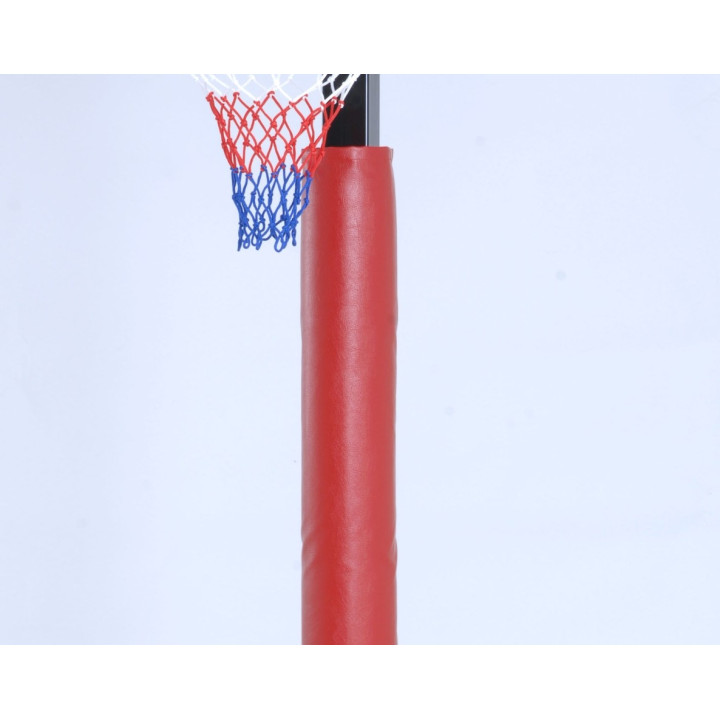 Transportable basketball system with MDF backboard and ballasted base