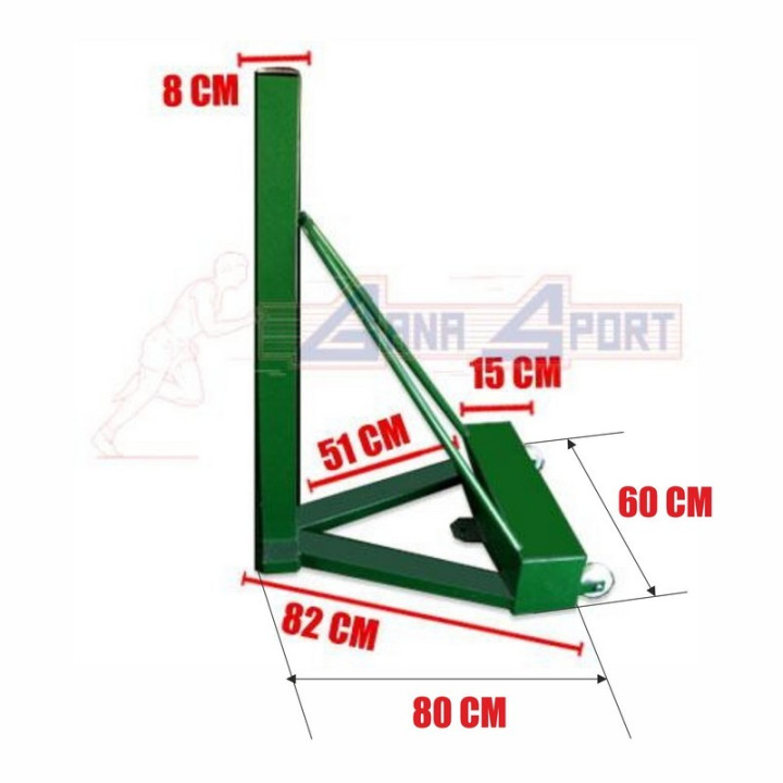 Impianto tennis zavorrato trasportabile