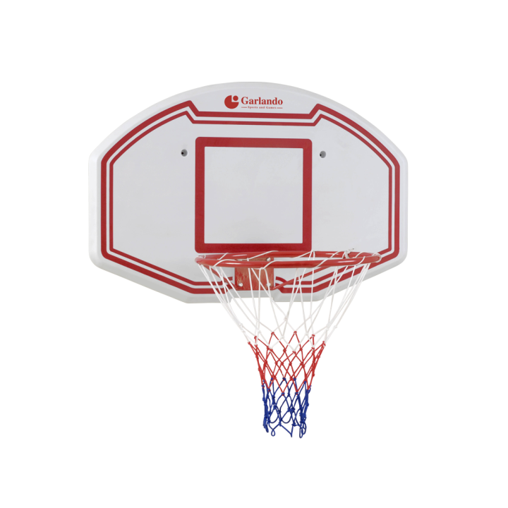 Transportable basketball system with MDF backboard and ballasted base