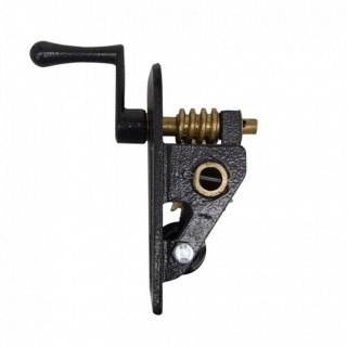 Brass net tightening winch for professional square-section tennis facilities