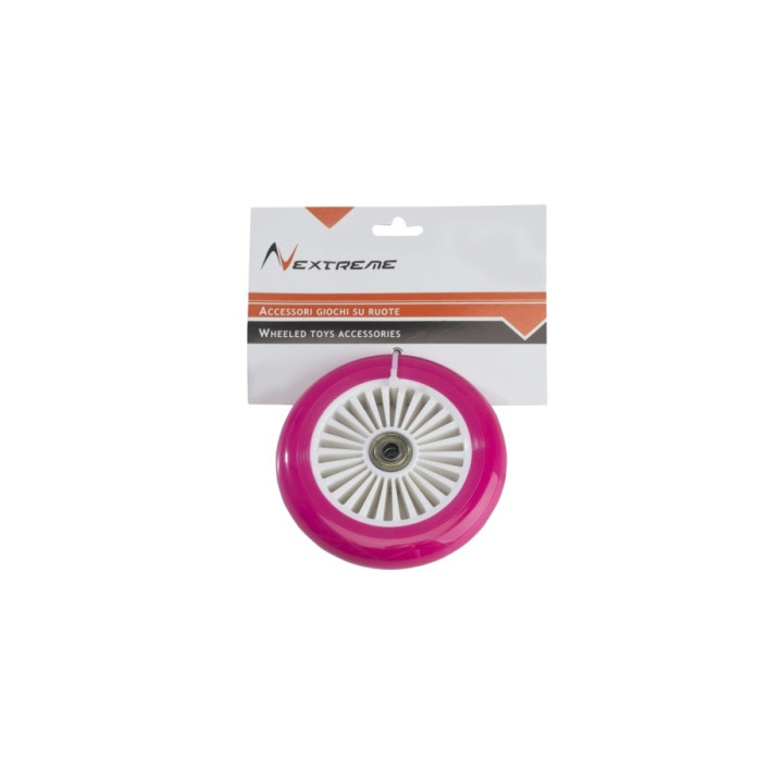 Ruota fucsia per monopattini Ø 120 mm pvc con cuscinetti Abec7 Nextreme