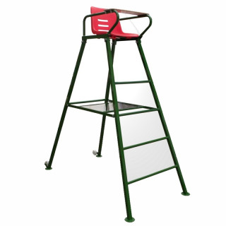 Tennis referee chair in galvanized steel