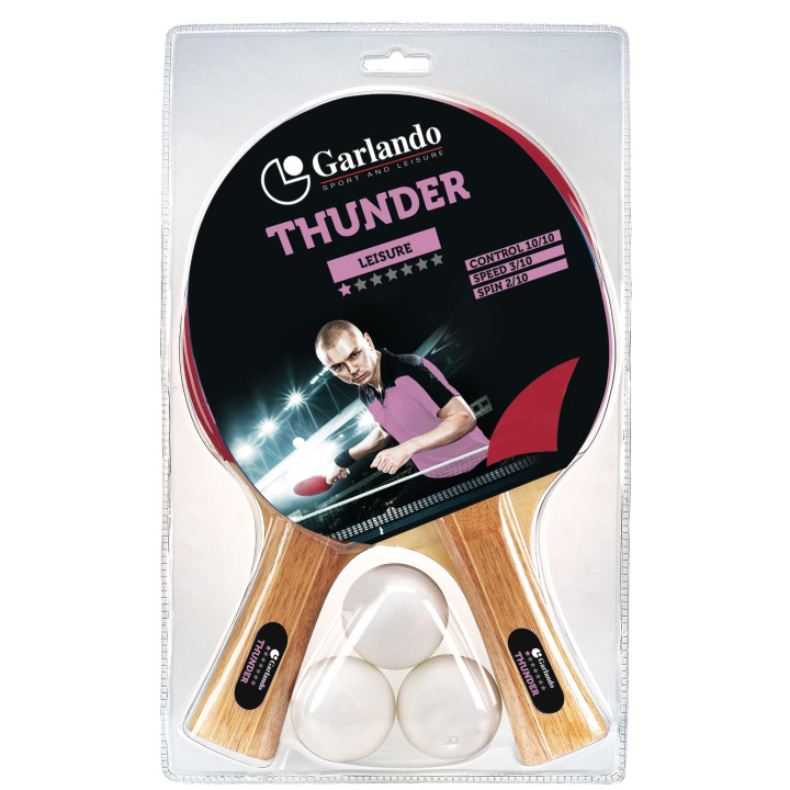 Thunder Garlando Set (2 rackets 1 star + 3 balls 1 star)