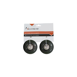 Pair of black wheels 54x30 mm PU with ABEC7 ball bearings for 2in1 Reverse Nextreme skates