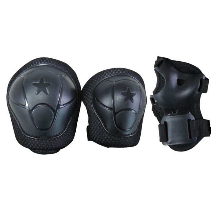 Set of Kids protections black user weight up to 25 Kg Nextreme