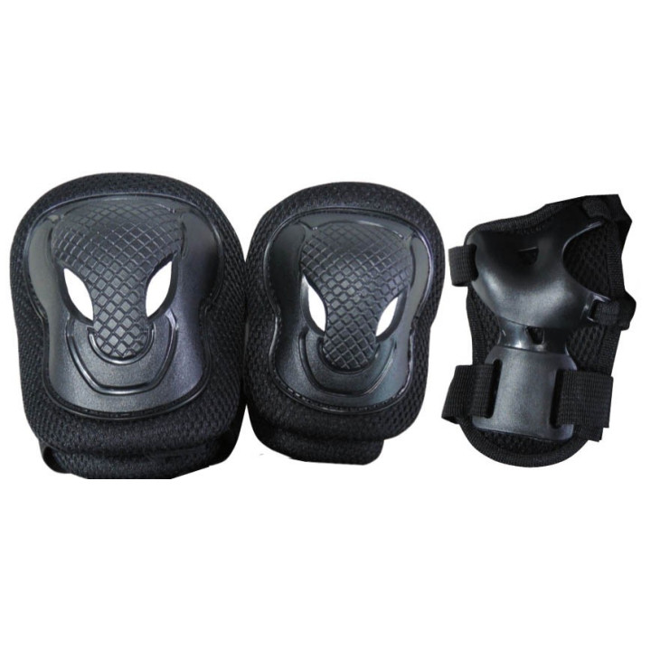 Set of Senior protections black user weight over 50 Kg Nextreme